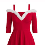Plushed Red Christmas Cami Dress