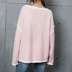Pink Wholesale Women Knitted Jumper