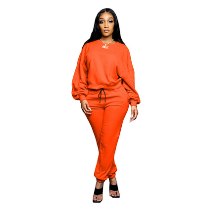 Xmas Wholesale 2pcs Thick Sweatsuit Sets For Women SO210262