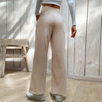 Solid Color Casual Wide Leg Trousers Wholesale Pants