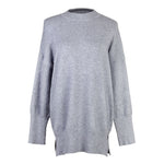 Crew Neck Wholesale Plain Women Sweater
