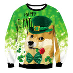 St. Patrick'S Day Casual Wholesale Womens Sweatshirts For Valentine'S Day ST182428 Wholesale Women's Holiday Wear