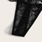 Lace Bra Sets Lingerie Plus Size Wholesale Solid Color Sexy See-Through
