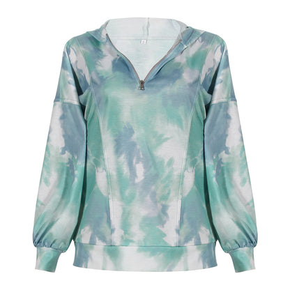 Tie Dye Wholesale Blouses Casual Women Clothing Wholesale Shirts