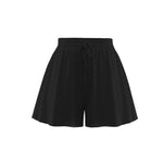 Fashion Loose Drawstring Shorts Solid Color Casual Wholesale Clothing For Women