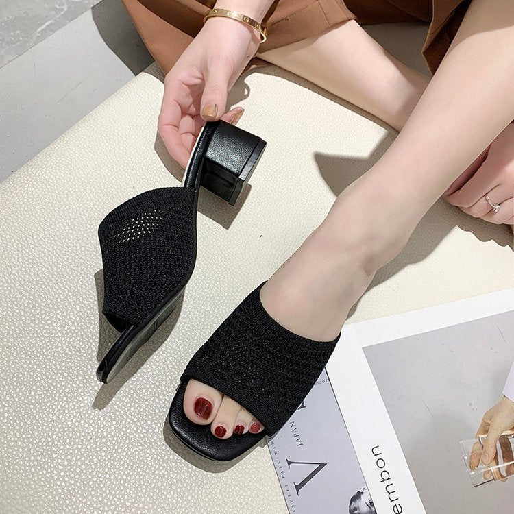 Women's Platform High Heel Slides Sandals Wholesale Shoes