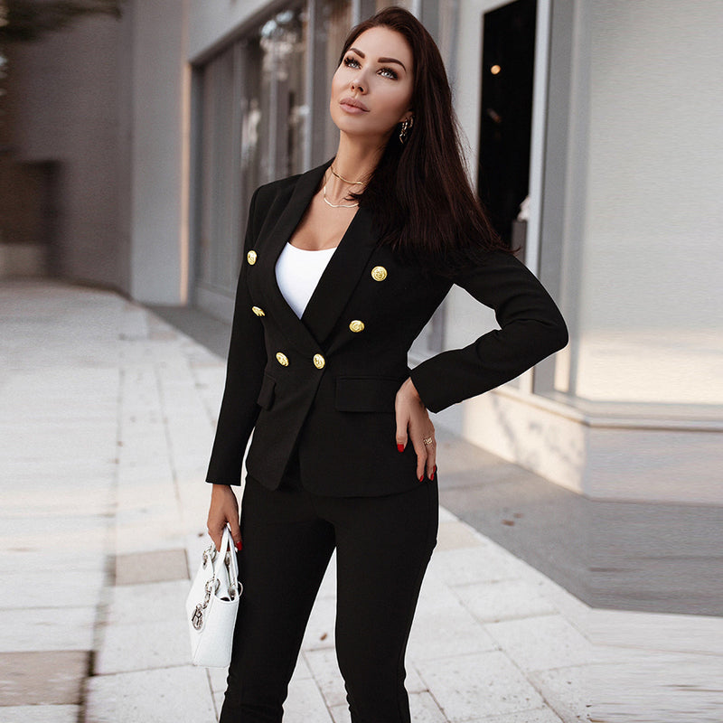 Trendy Blazer & Pants Business Suits Wholesale Women'S 2 Piece Sets