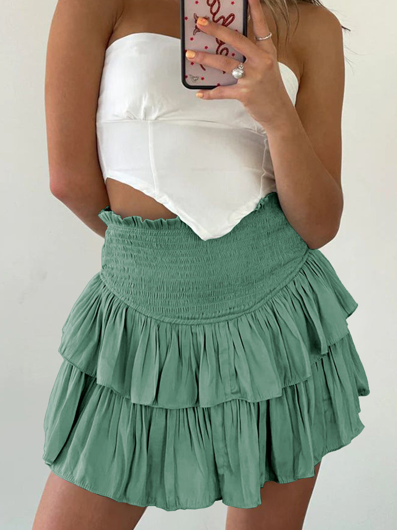 Fashion Sexy Ruffle Pleated Skirt Wholesale Skirts