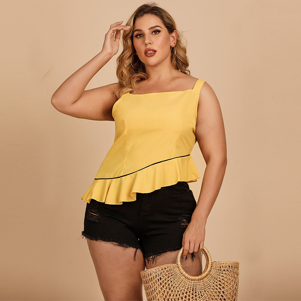 Off-Shoulder Ruffle Sling Women Wholesale