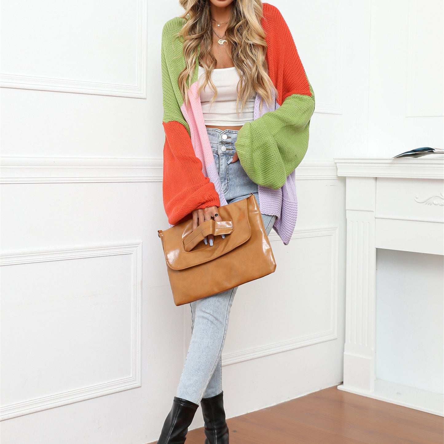 Irregular Hem Wholesale Women Cardigan