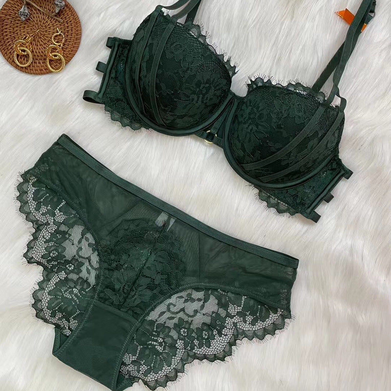 Sexy Cutout Lace Embroidered Womens 2 Piece Sets Wholesale Lingerie