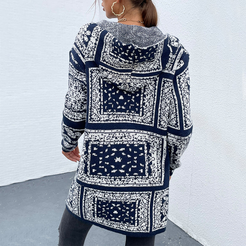 Knitted Sweater Long Cardigan Women Wholesale