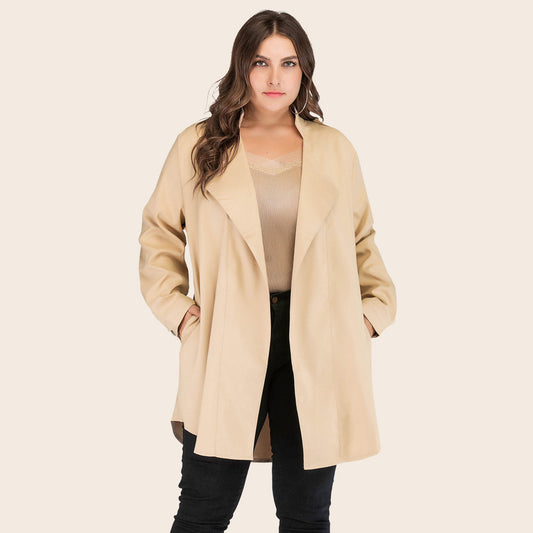 Lapel Trench Coat Women Wholesale