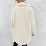 Solid Color Woolen Wholesale Coat For Women