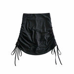 High Waist Fashion Hip Raise Drawstring Knotted Culottes Mini Skirts Wholesale Shorts