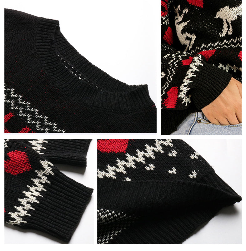 Xmas Knit Wholesale Casual Sweater For Women