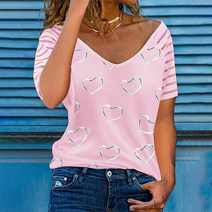 Loose Casual Short Sleeve Wholesale T Shirts Daily Women Tops