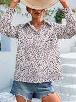 Vintage Long Sleeve Lapel Shirts Wholesale Womens Tops