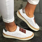 Cotton Shoes Round Toe Loafers PU Elastic Wholesale Shoes for Women