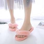 Flip-Flops Warm And Antiskid Wholesale Shoes Comfortable Plush Slippers
