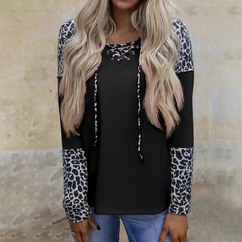 Leopard Print T-Shirt Women Wholesale