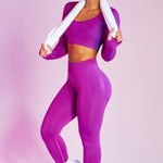 Sport Tops & Leggings Fitness Seamless Yoga Suits Wholesale Activewear Sets