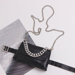Mini Waist-Bag Thick Chain Hand-Held Messenger Bag Wholesale Women Bags