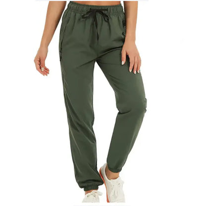 Solid Color Drawstring Women Sweatpants