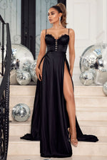 Sexy Solid Color Suspender Evening Dress With Padded Wholesale Maxi Dresses