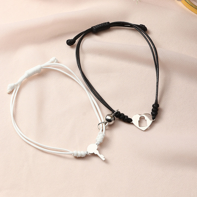 Simple Lovers Bracelet Wholesale Women'S  Accessories For Valentine'S Day