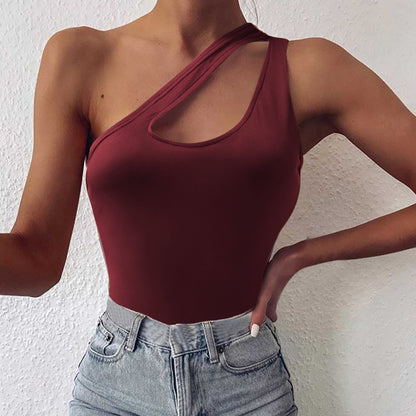 Solid Color Women Tops Wholesale Vest Sexy