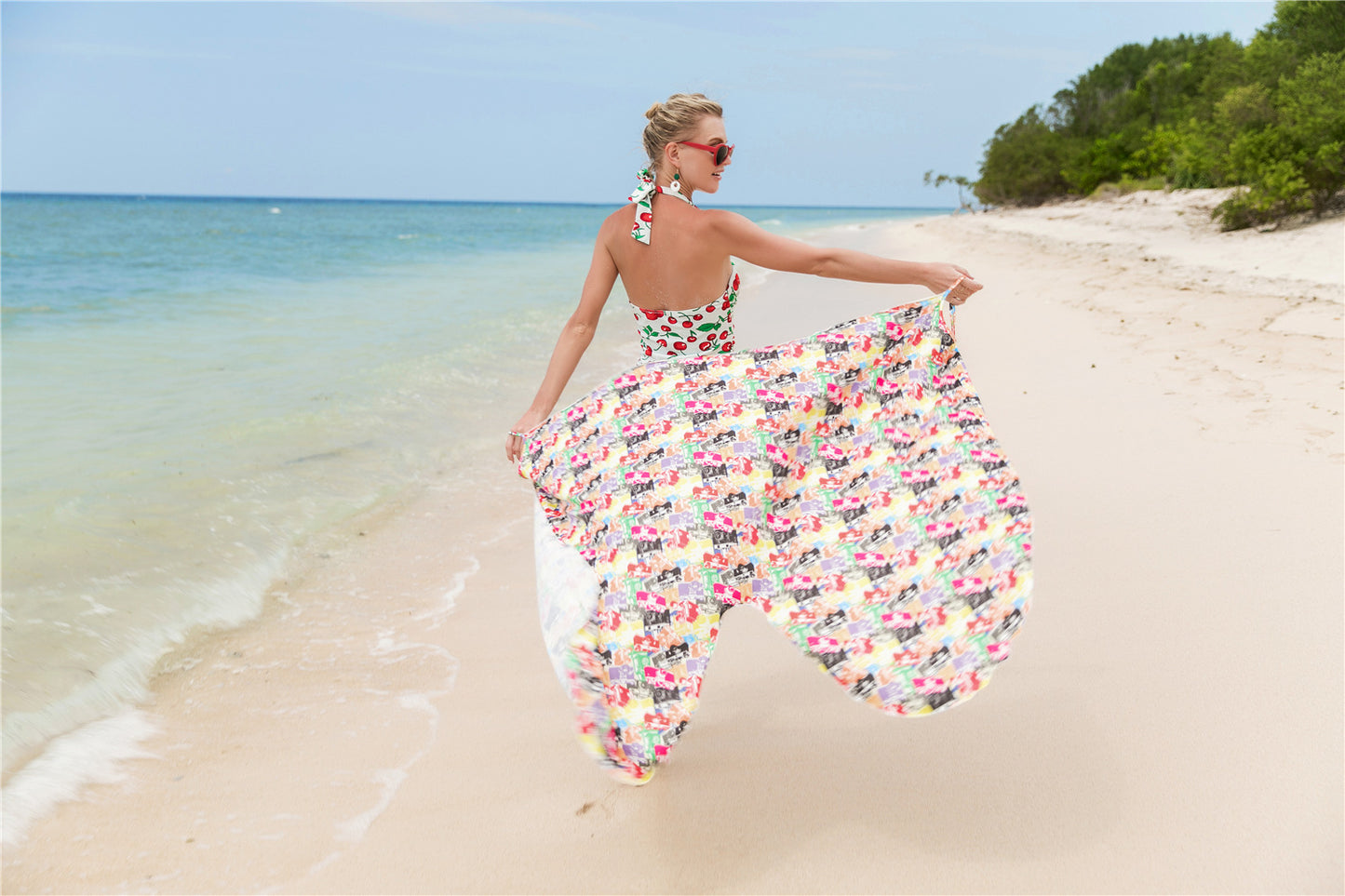 Multifunctional Bath Towel Outdoor Sun Protection Blouse Wholesale Beach Dress