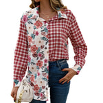 Fashion Blouses Wholesale Floral Shirt Exclusive Design