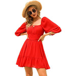 Slim Solid Wholesale Womens Dresses For St. Patrick'S Day
