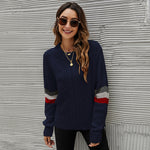 Woman Wholesale Loose Crew Neck Knitted Sweater