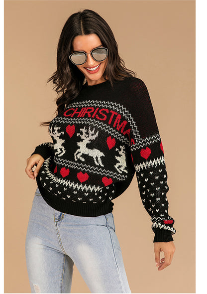 Xmas Knit Wholesale Casual Sweater For Women