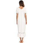 Puff Sleeve Casual Women Nightdress Pajamas Wholesale Loungewear