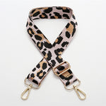 Adjustable Leopard Print Diagonal Bag Strap Long One Shoulder Replacement Wholesale Webbing