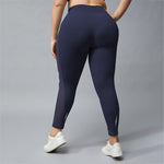 Seamless Mesh Stitching Sport Yoga Women Curvy Leggings Wholesale Plus Size Clothing