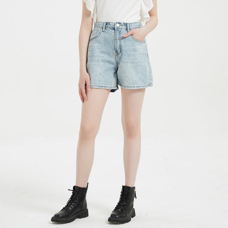 High Waist Loose Casual Slim Wholesale Denim Shorts Summer