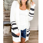 White Casual Women's Wholesale Sweaters and Cardigans