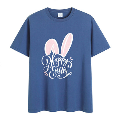 Women Fashion Easter Letter Print Wholesale T-shirts Summer