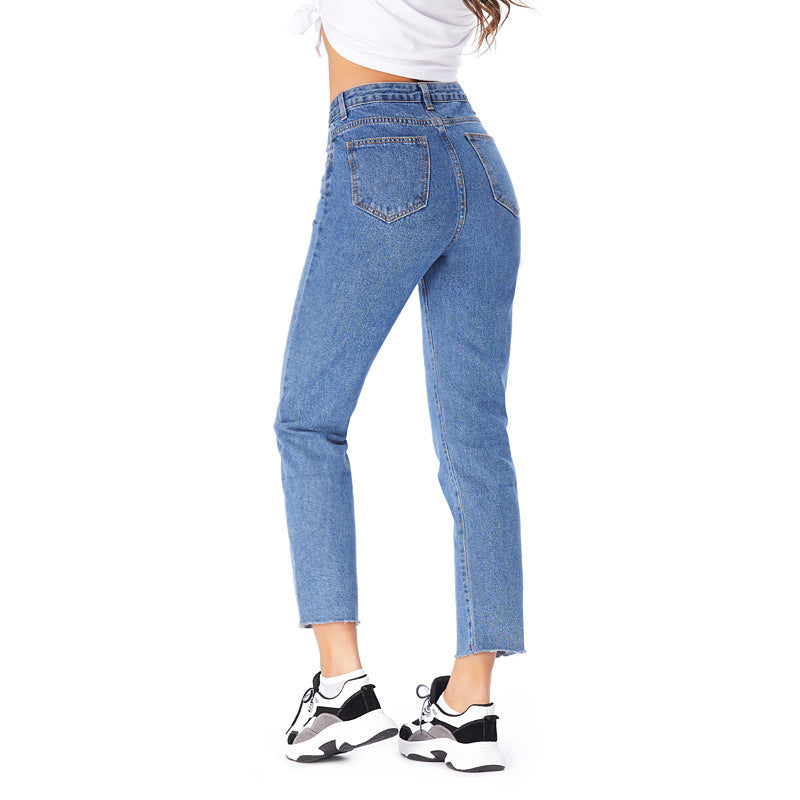 Women Jeans Casual Denim Pants Trousers Clothing Wholesale Vendor