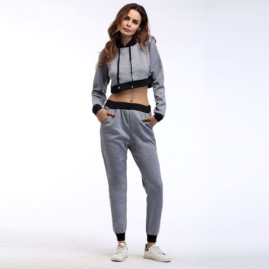 Short Bodysuit Sports Suit Two-Piece Wholesale Women Clothing