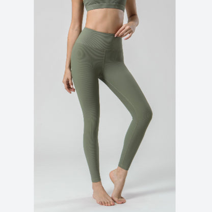 Rib Slim Solid Wholesale Leggings St. Patrick'S Day