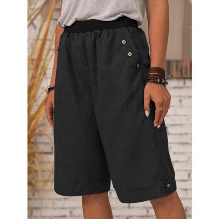 Casual Cotton And Linen Pants Wholesale Pants For Women Shorts Wholesale