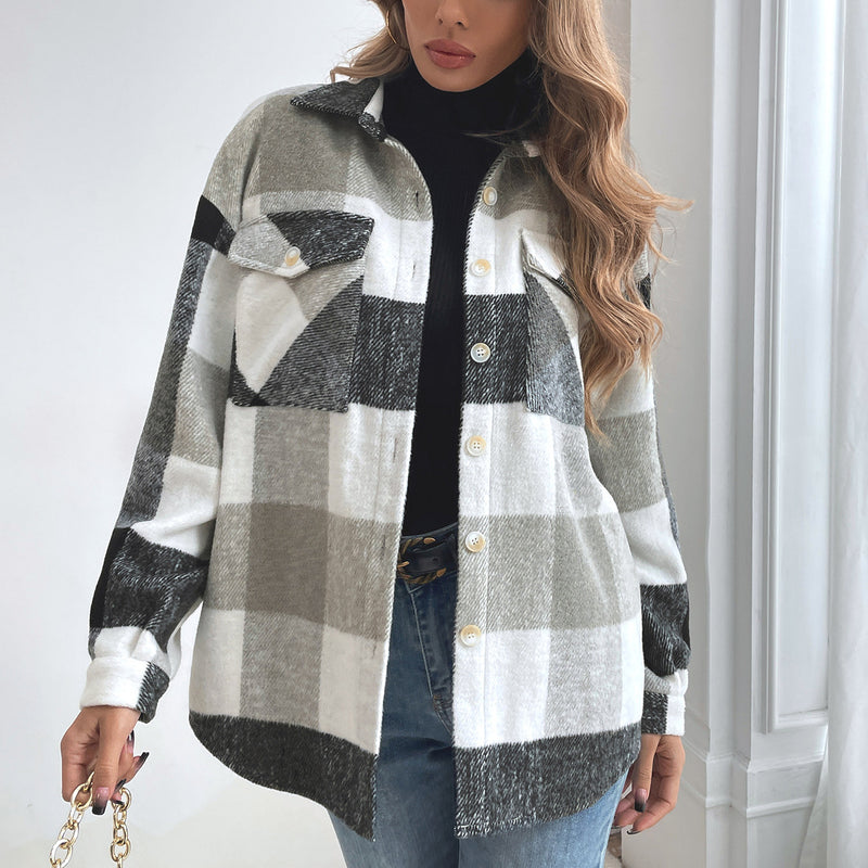 Casual Loose Thickened Jacket Wholesale Women Clothing