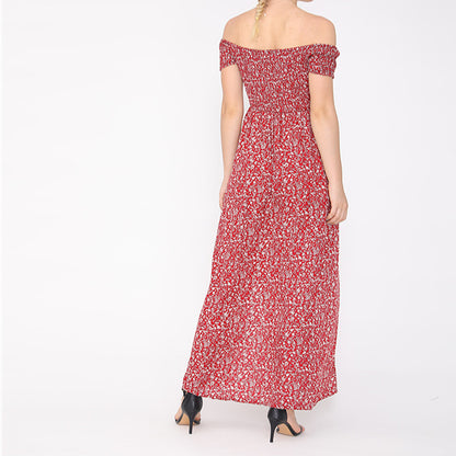 Off Shoulder Floral Dress Wholesale