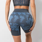 High Waist Fitness Yoga Camouflage Short SP070033