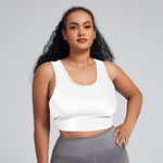 Wholesale Plus Size Women Clothing Solid Color Sweat-Absorbing And Quick-Drying Sports Bra Vest